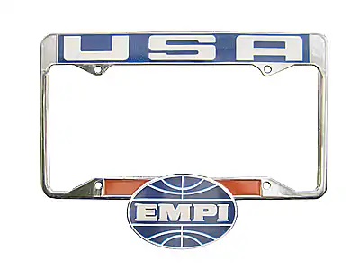 USA EMPI VW License Plate Frame - Rear