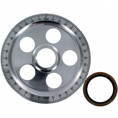EMPI VW Crank Pulley  - 5 Hole - Machine-In Sand Seal