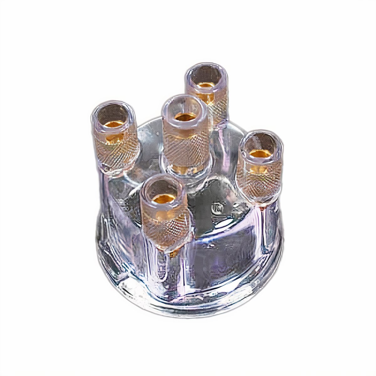 thumbnail image 2 of Classic VW Beetle T2 Bay Transparent Red Distributor Cap – Aircooled, AC905504 2 of 2