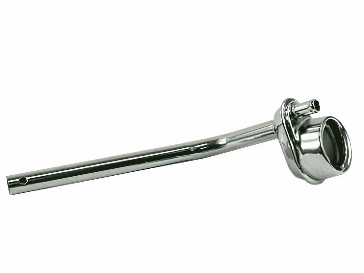VW Oil Filler with Vent Tube - Chrome