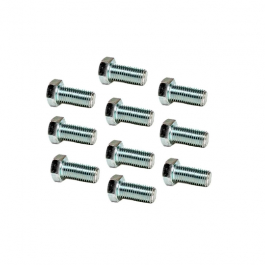 N102387 - Metric 8x15mm Zinc Plated Bolts - Pack of 10