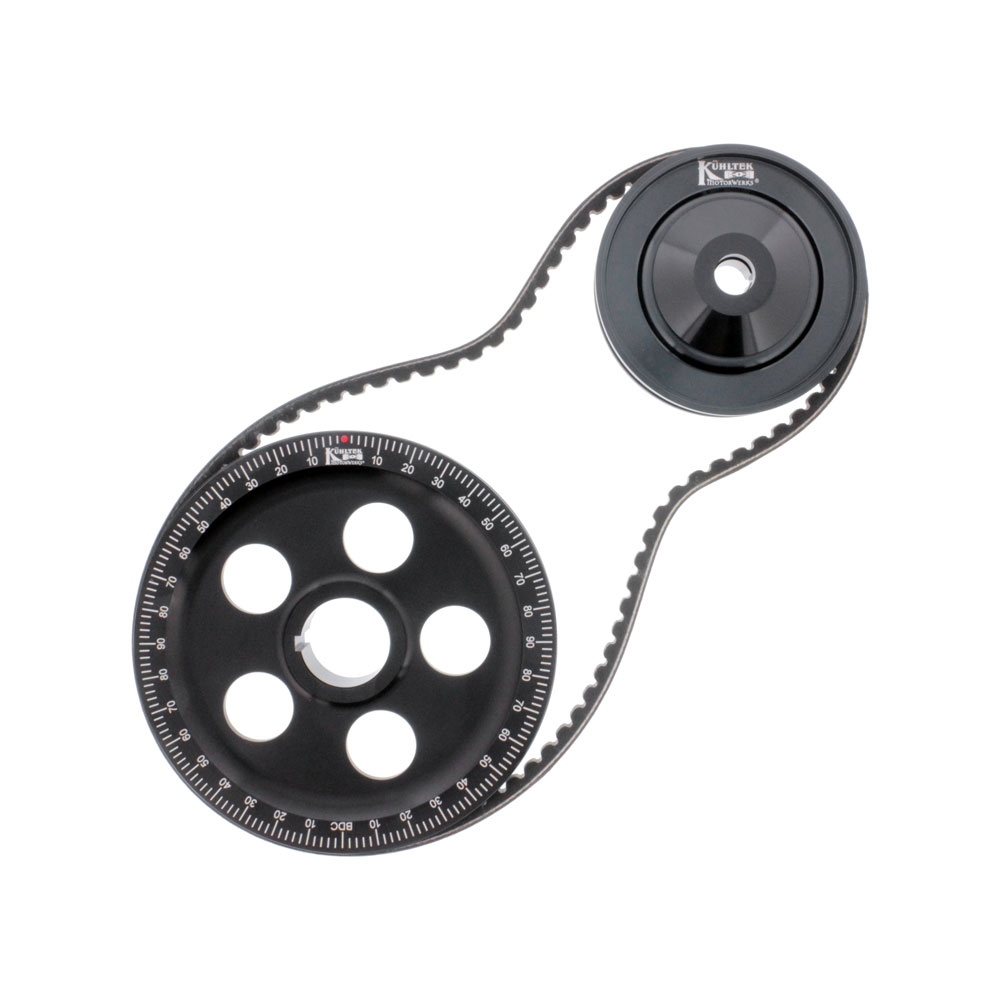 Kuhltek Black Anodized Aluminum Pulley Kit