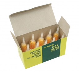 EMPI Universal Plastic Fuel Filter, Pack Of 10