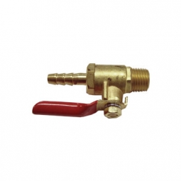 EMPI Fuel Shut-Off Valve - 1/4" Hose Barb to 1/4" NPT Fitting