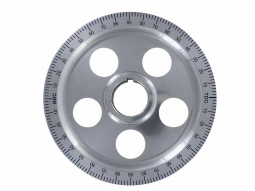 VW Crank Pulley - 5 Hole - Black Timing Marks