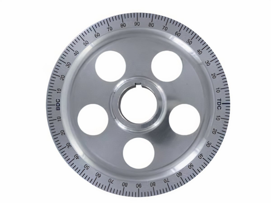 VW Crank Pulley Hole Black Timing Marks