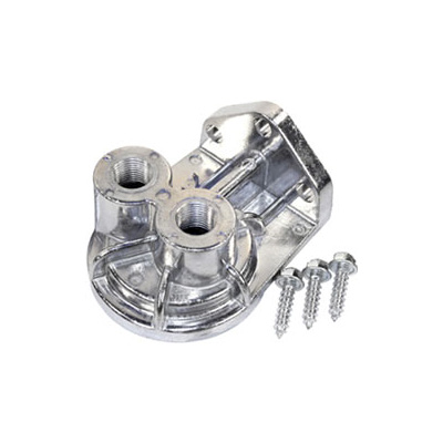 EMPI VW Oil Filter Adapter Plate with Nipples - Ports Up