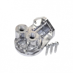 EMPI VW Oil Filter Adapter Plate with Nipples - Ports Up