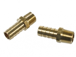 EMPI VW Oil Fitting - 3/8" Male Fitting with 1/2" Hose Barb - Pair