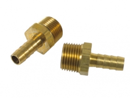 EMPI VW Oil Fitting - 1/2" Male Fitting with 3/8" Hose Barb - Pair