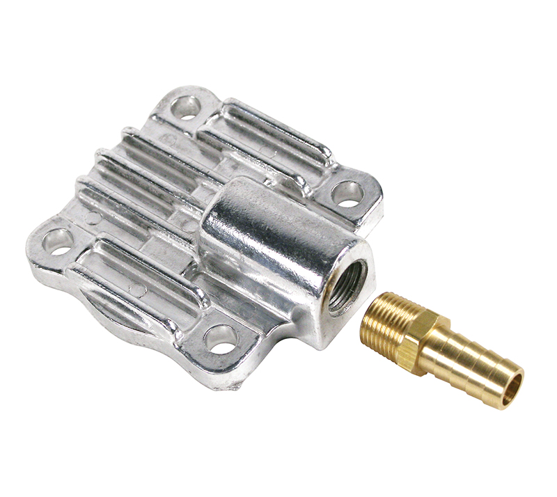 EMPI VW Oil Pump Cover with Threaded Fitting