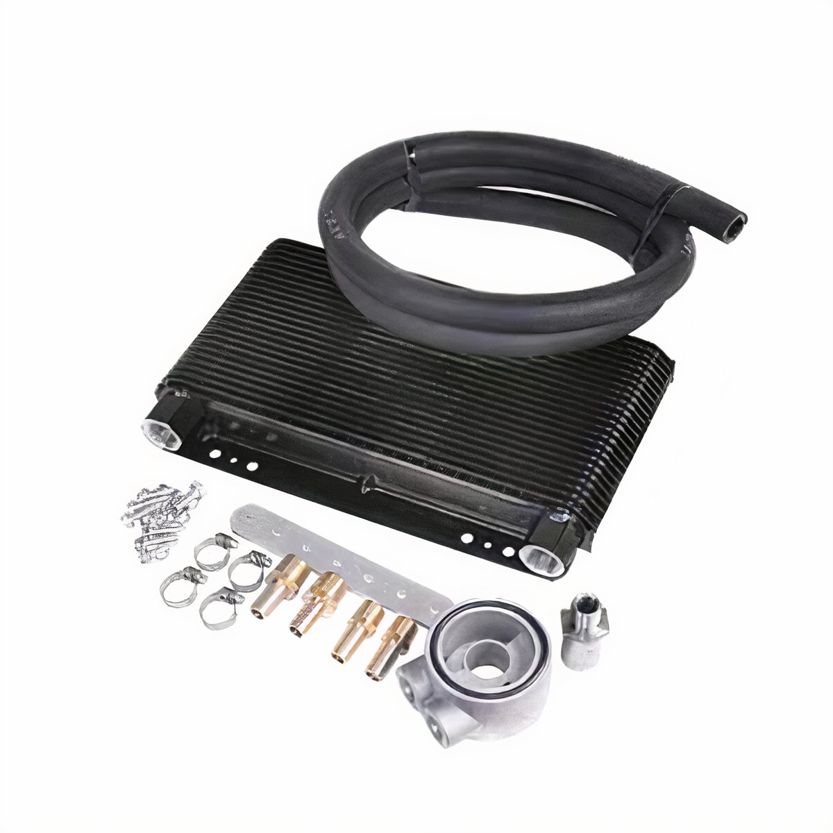 EMPI Universal Oil Cooler Kit - Competition - 48 Plate - with Sandwich Adapter