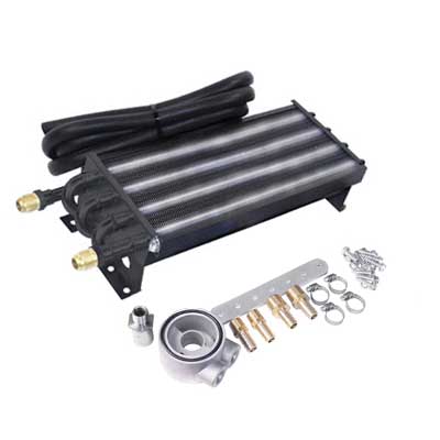 EMPI Universal Oil Cooler Kit - 8 Pass - with Sandwich Adapter