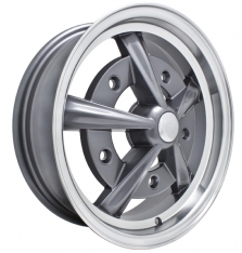 EMPI Raider VW Wheels - 5 Lug - Anthracite - 5x205 - Set of 4