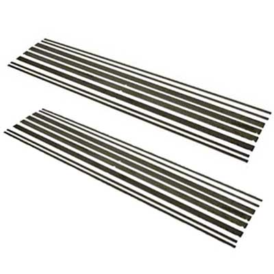VW King & Link Pin Torsion Leaves - Standard Width - Two Tube Set