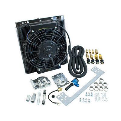 EMPI VW Oil Cooler Kit - Bolt On - Full Flow - (retains stock cooler)