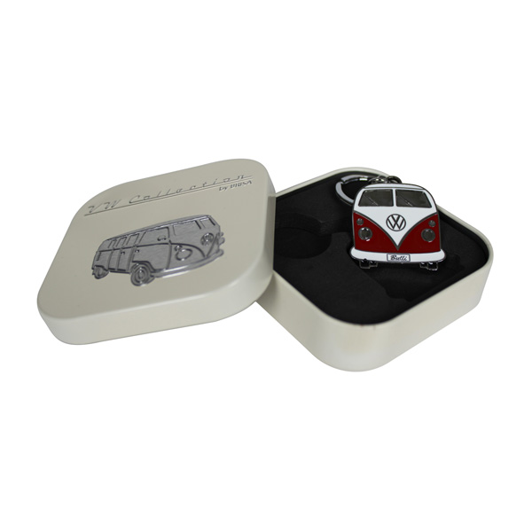 VW Bus Key Ring - Red and White