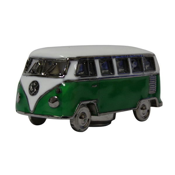 VW Bus 3D Model Magnet - Green