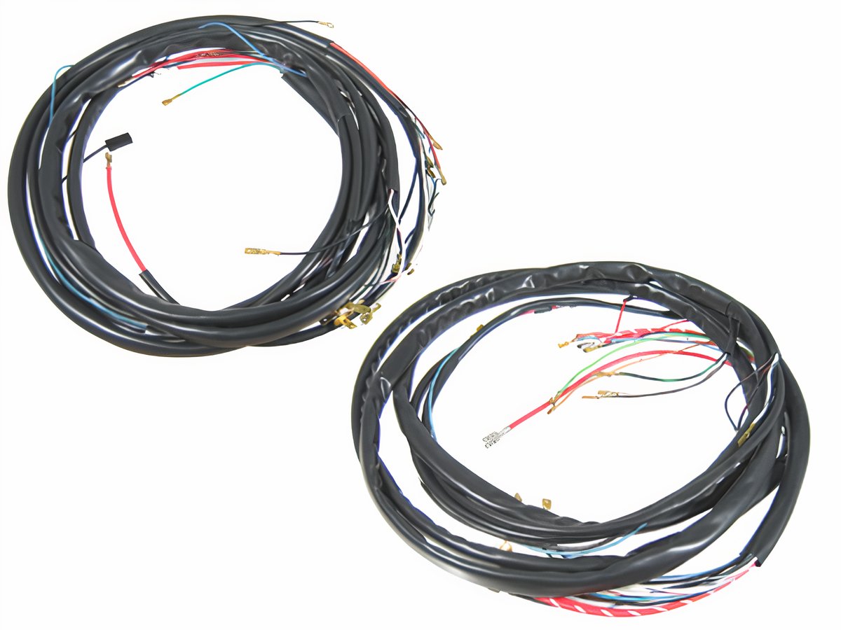 VW TYPE 1 BUG SEDAN 1954-1955 COMPLETE WIRING HARNESS FOR CARS WITH SEMAPHORES