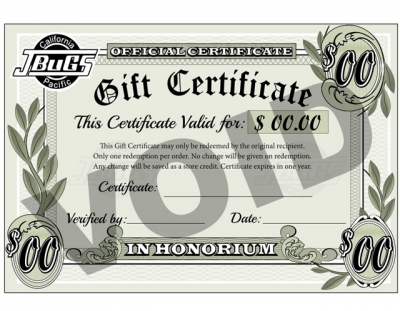 Gift Certificates