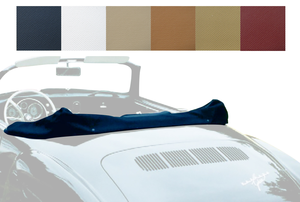 1969-1974 VW Karmann Ghia Convertible Top Boot - Color Pinpoint Vinyl