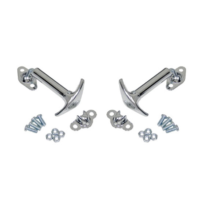 VW Hood Latches - Pair - Chrome