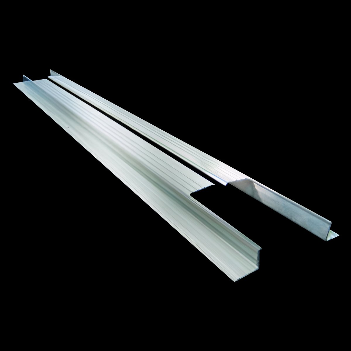VW Beetle Convertible Billet Door Sill Plates - Polished Aluminum - Pair