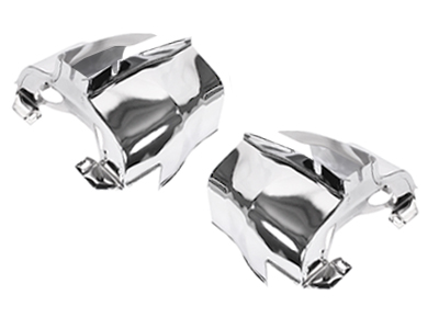 VW Cylinder Tin - Dual Port - Off Road - Chrome