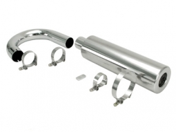 VW Racing Muffler, Off-Road Competition Exhaust, Stainless Steel, Kit
