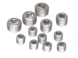 VW Oil Galley Plug Kit, Aluminum, Set of 12