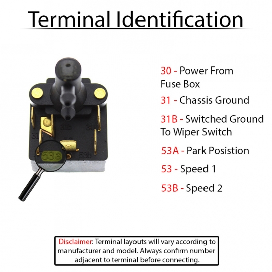 141955517 - VW Windshield Wiper Switch - Two Speed