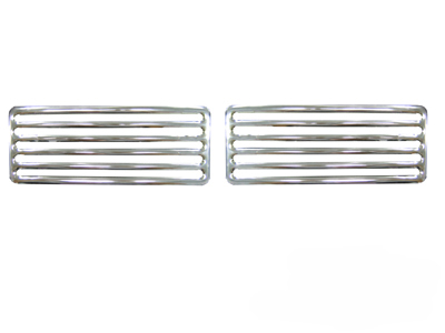 VW Aluminum Grille Set - 2 Pieces - 1970-71 Beetle Sedan - 1958-69 Beetle Convertible