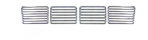 Fits Type 1 Bug 1968-1977 EMPI 6420 Front Hood Grille Aluminum 1971-1972 S/B 