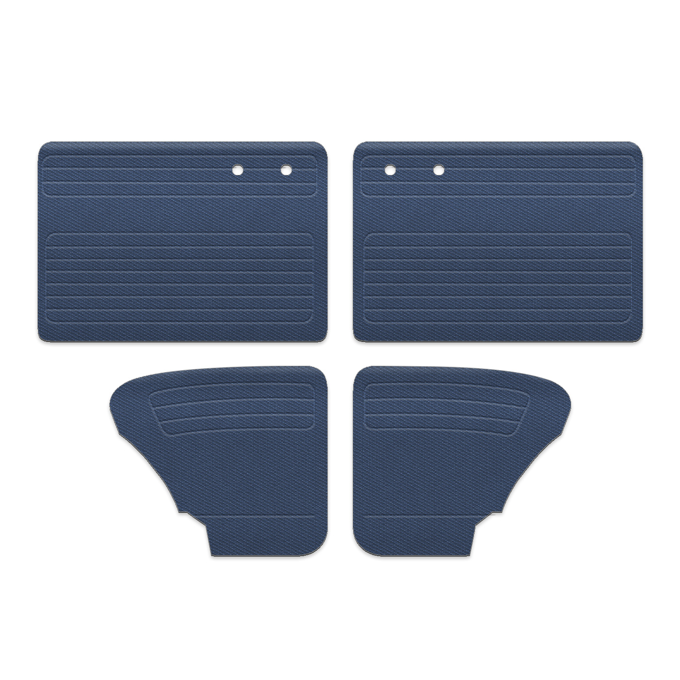 1965-1966 VW Beetle Door Panels - Front & Rear - Tweed