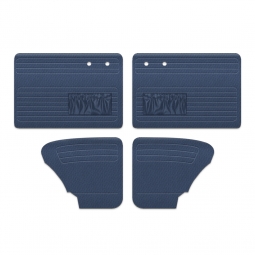 1965-1966 VW Beetle Door Panels - Front & Rear - with Front Pockets - Tweed