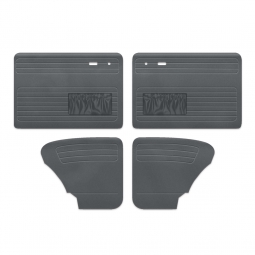 1967-1977 VW Beetle Door Panels - Front & Rear - with Front Pockets - Velour