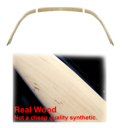 1965-1967 VW Beetle Convertible Rear Body Base Tack Strip - Wood