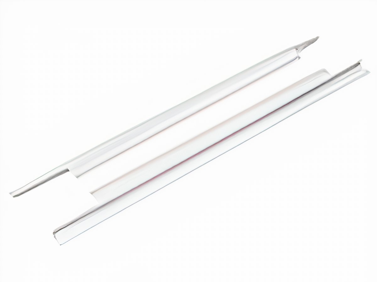 VW Beetle Convertible Billet Door Sill Plates - Gloss White - Pair