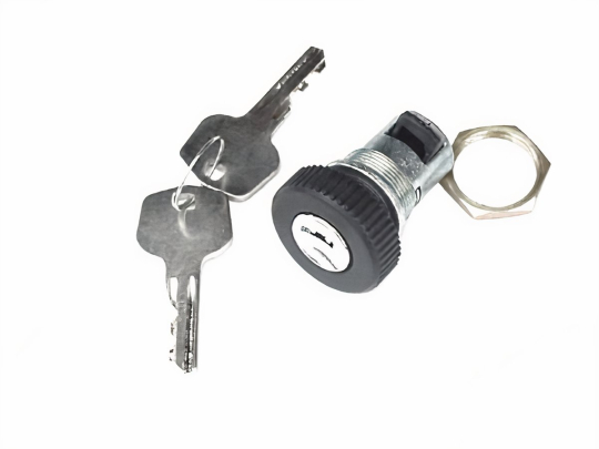 133857131 - VW Locking Glove Box Latch with Keys - Black Knob