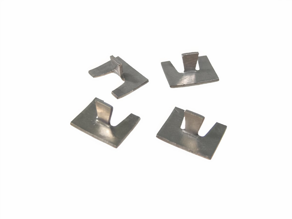 141-195 - 1956-74 VW Karmann Ghia License Strip Clips - Chrome