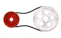EMPI VW Crank Pulley Kit - Red Timing Marks - Upper Pulley Cover