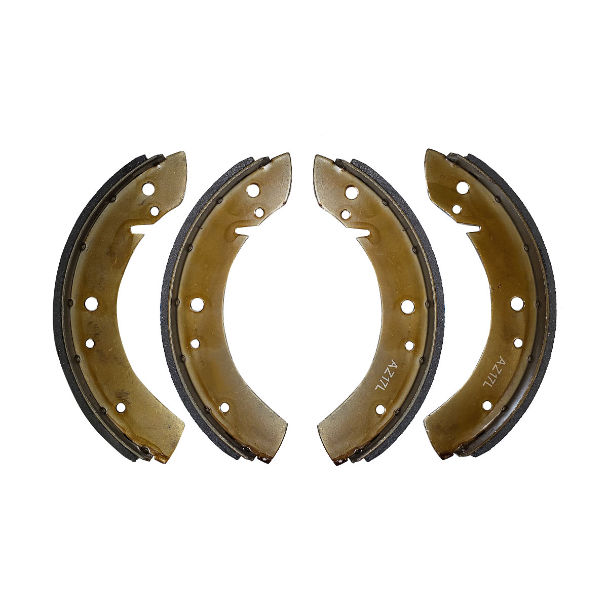 VW Brake Shoe Set - Front or Rear - 4 Pieces - 1954-57 Beetle - 1956-57 Karmann Ghia