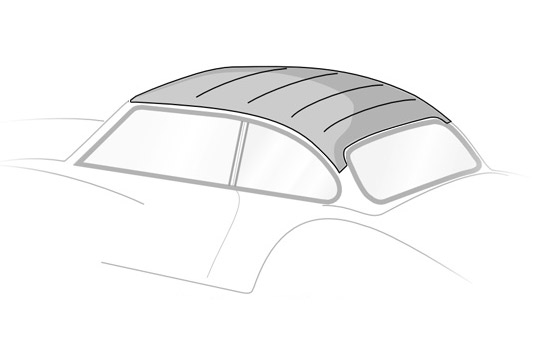 vw karmann ghia headliner