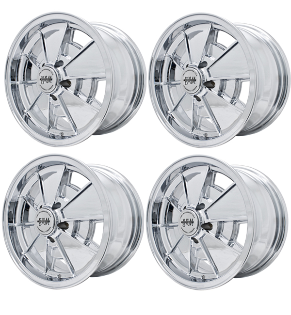 VW Bus BRM Chrome Wheel, 5 Lug, Fits 197179 VW Bus VW Parts