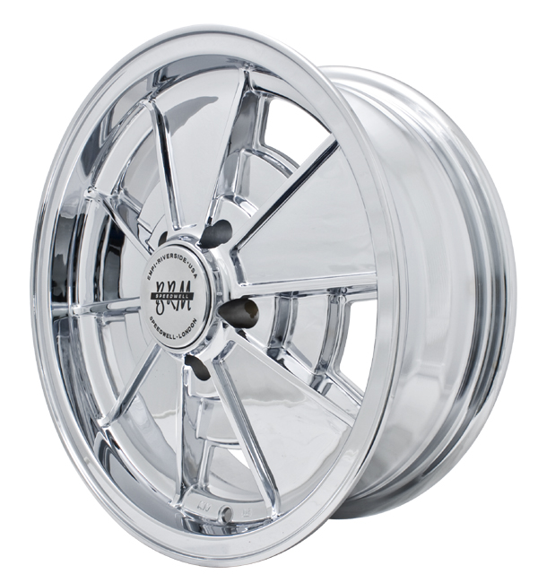 1971-79 VW Bus Wheel - 5 Lug - BRM Chrome Wheel - 17