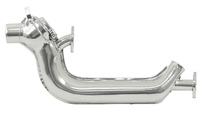 VW Heater Box - Hi-Performance - 1 1/2" Flanged - Left - Ceramic Coated