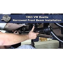 VW Beetle Narrowed Front Beam Installation