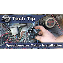 Speedometer Cable Installation