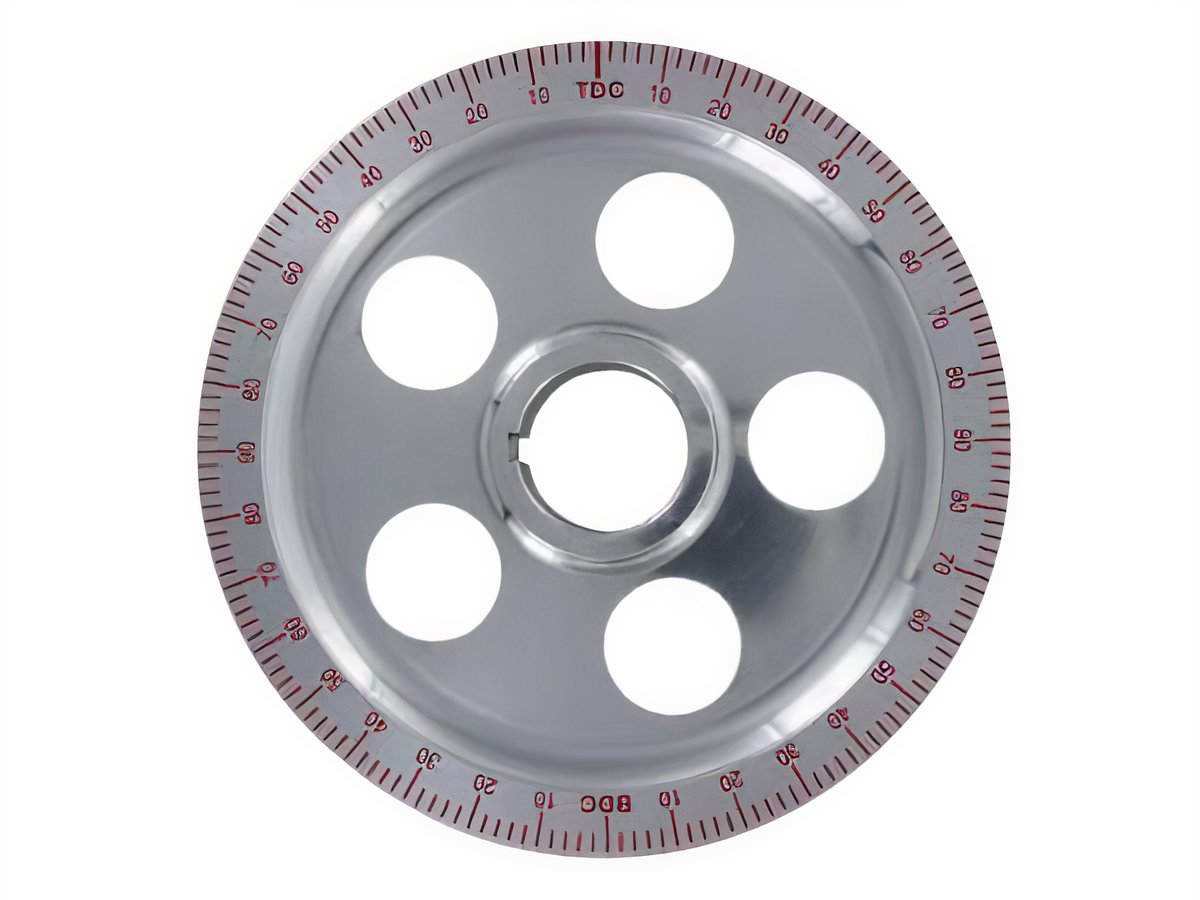 VW Crank Pulley - 5 Hole - Red Timing Marks