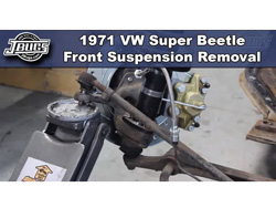 1971 VW Super Beetle - Front Suspension Removal